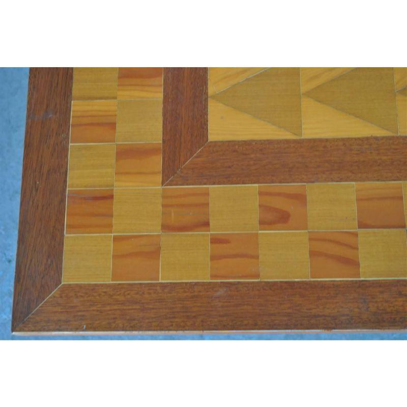 20ième siècle Table basse en bois et fer forgé doré, style 1940 en vente