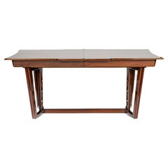 Tavolo da pranzo in Wood e vetro di Englander & Bonta, Argentina, circa 1950