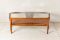 Wood and Glass Low Table by Englander & Bonta, Argentina, circa 1950