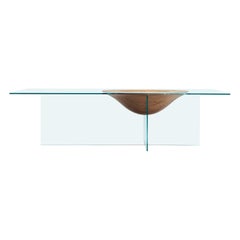 Mesa Flutua in legno e vetro di Atelier Andre Ferri