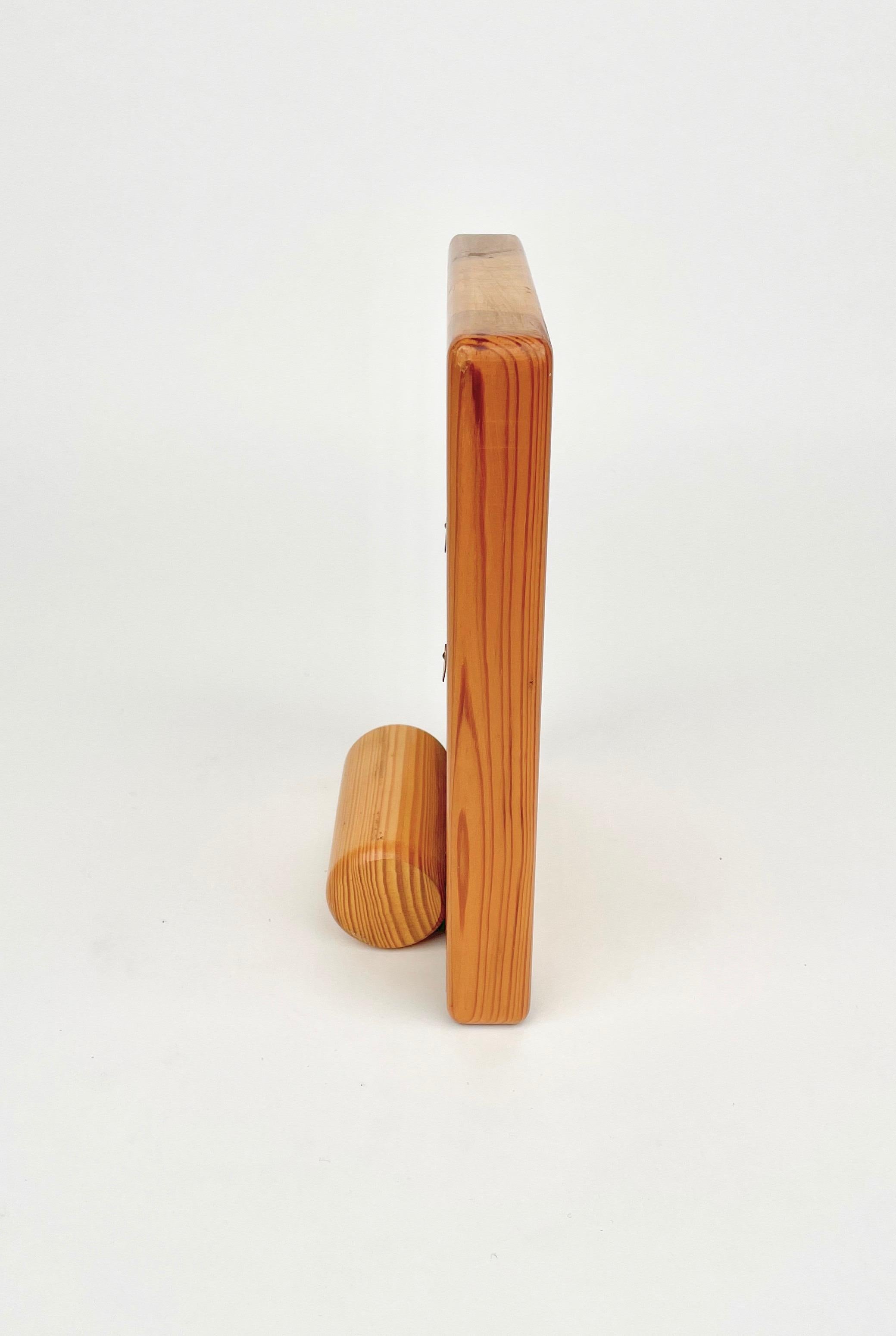 Wood and Glass Picture Frame by Alvar Aalto for Artek Italy, 1960s 7