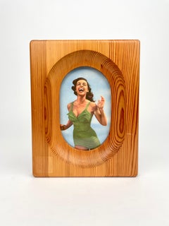 Wood and Glass Picture Frame by Alvar Aalto for Artek Italy, 1960s