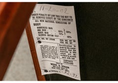 Mahagoni-Bank aus Holz und Hogan Chippendale-Stil