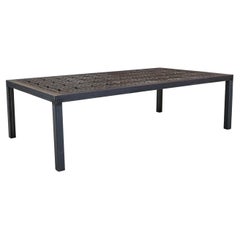 Wood and Iron Coffee Table
