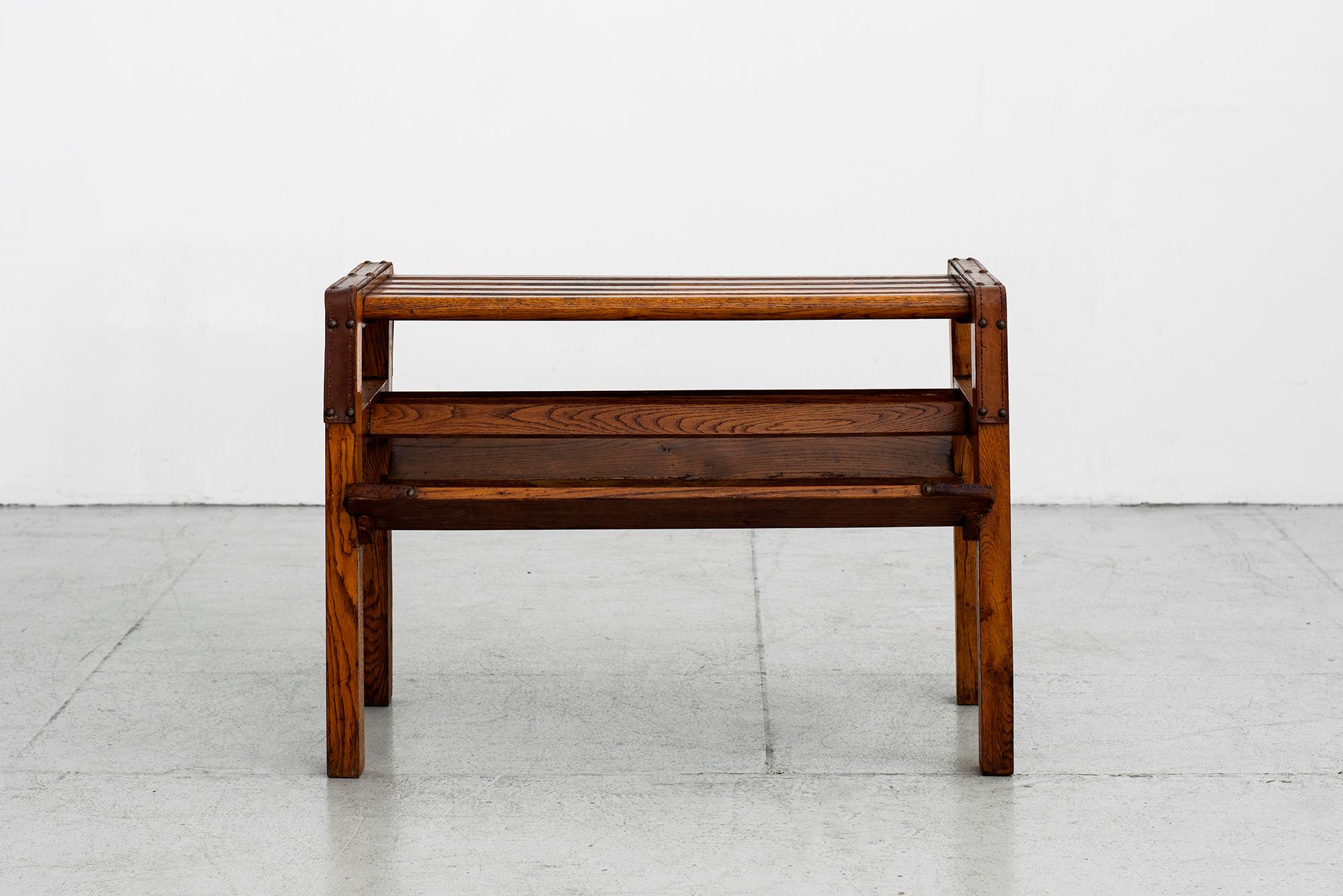 Mid-20th Century Jacques Adnet Side Table 