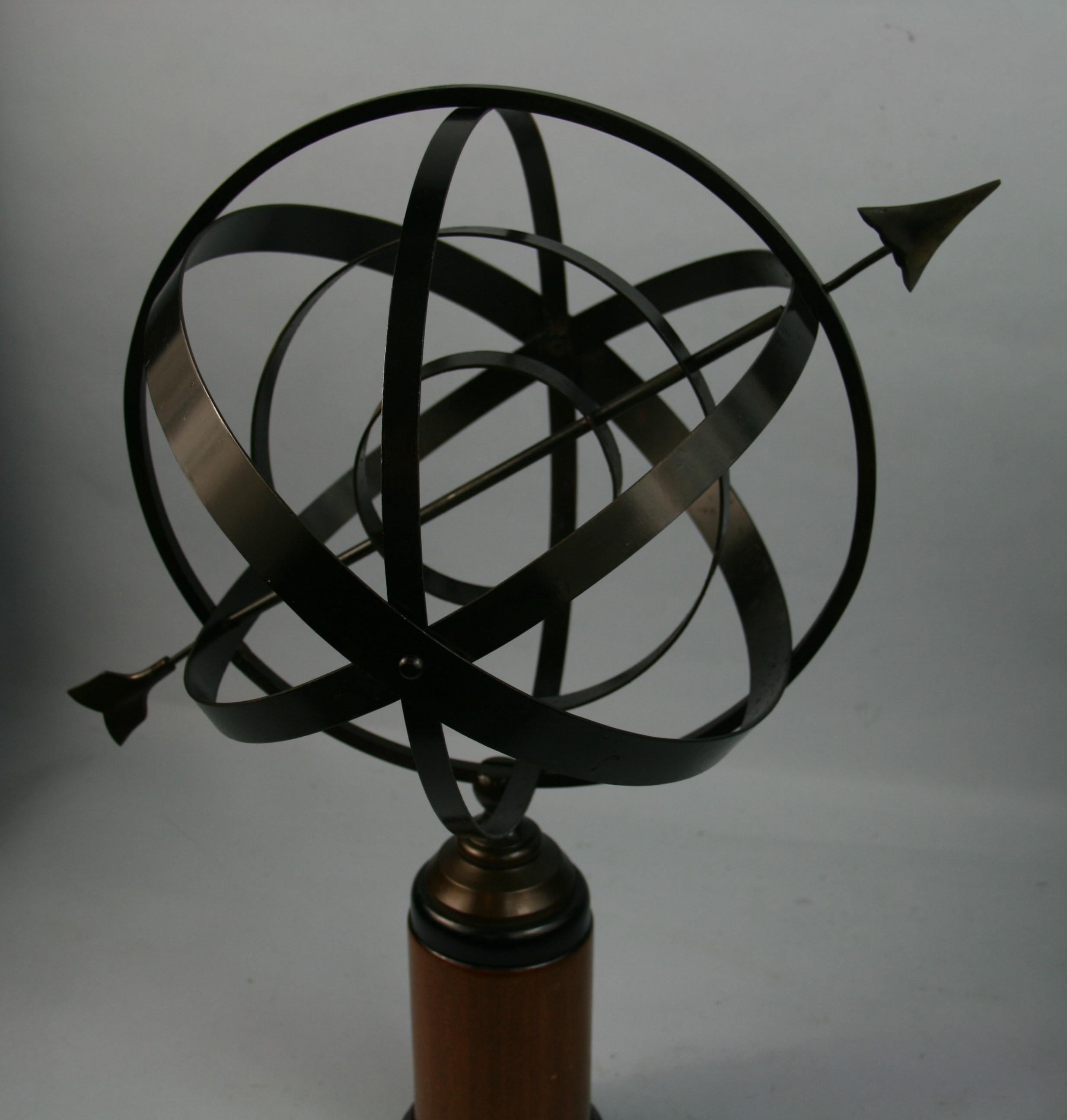 Wood and Metal Armillary For Sale 2