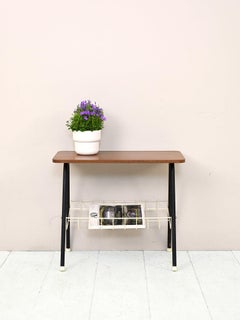 Wood and metal coffee table