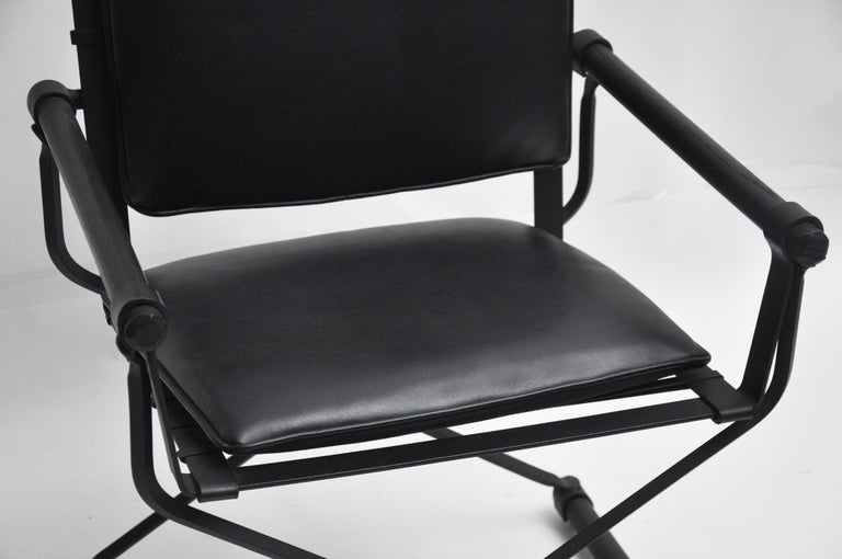 Wood and Metal Directors Chair For Sale at 1stDibs metal directors