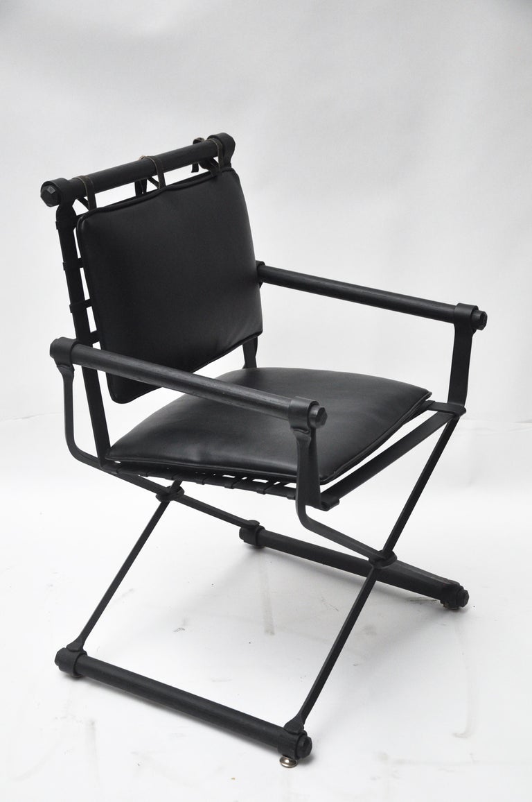 Wood and Metal Directors Chair For Sale at 1stDibs metal directors
