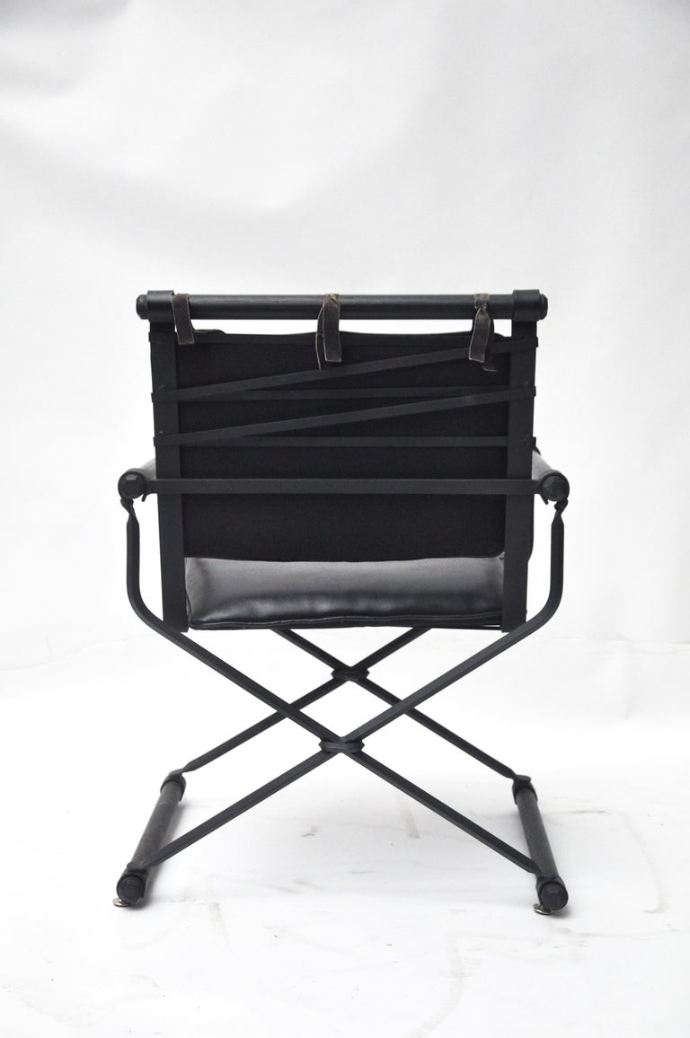 Wood and Metal Directors Chair For Sale at 1stDibs metal directors
