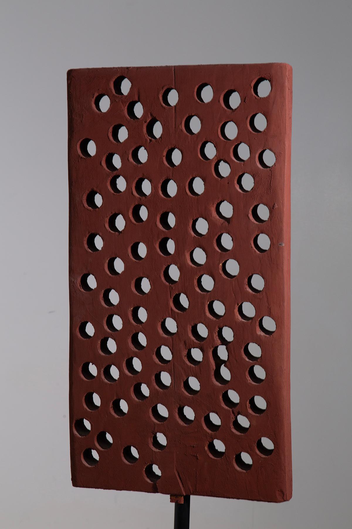 Italian Wood and metal sculpture by Aldo Guarnieri in vendita