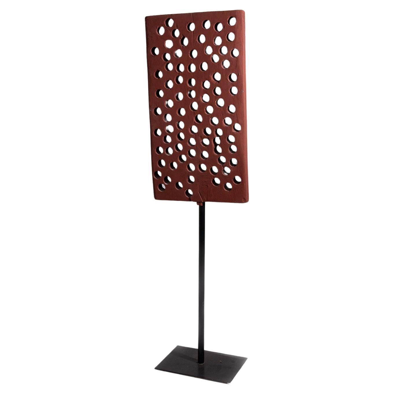 Sculpture en bois et métal d'Aldo Guarnieri