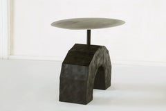 Wood and Metal Sculpture Coffee Table II by Rooms Studio