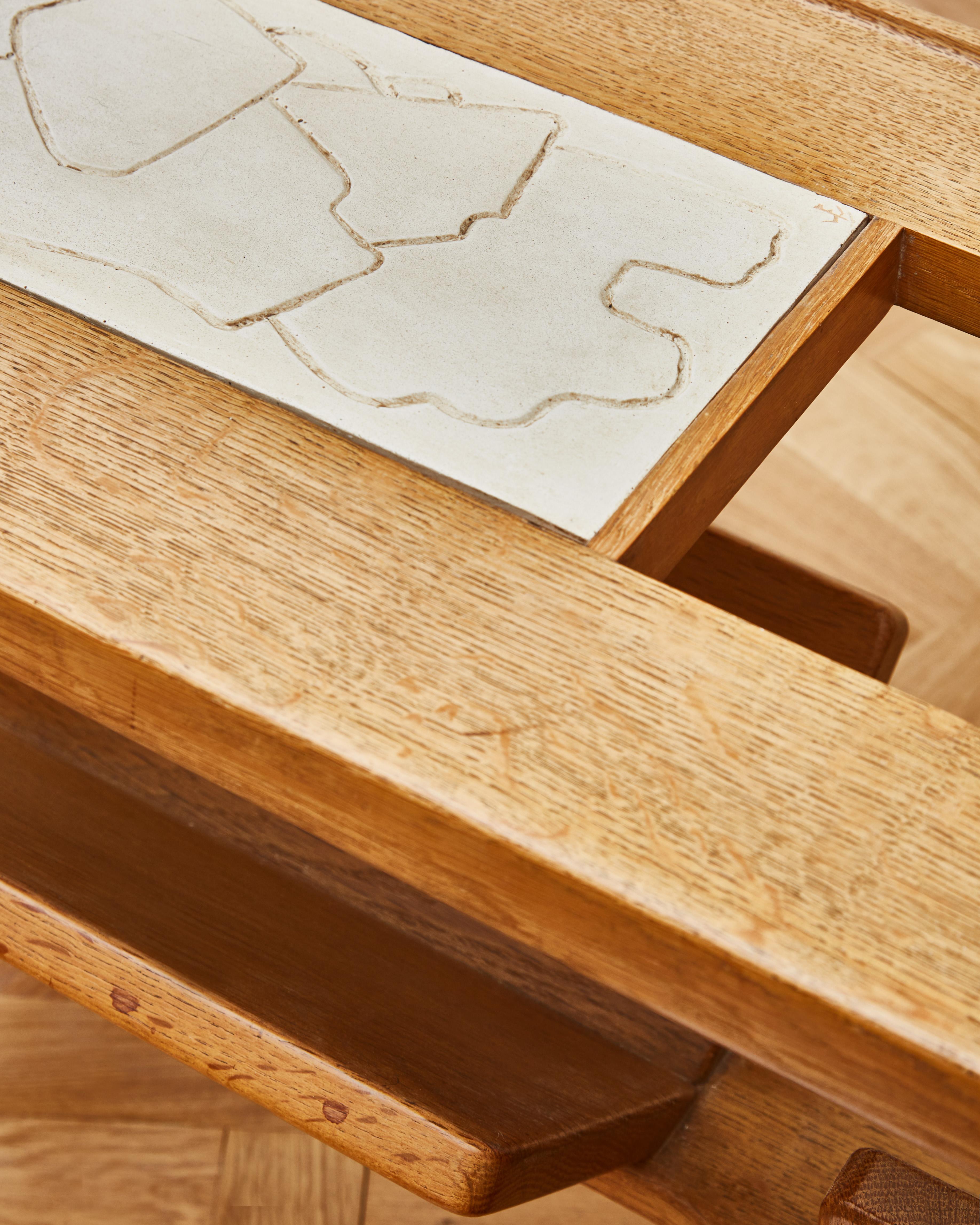 Table d'appoint en bois et plâtre de François Weiss Neuf à Saint-Ouen, IDF