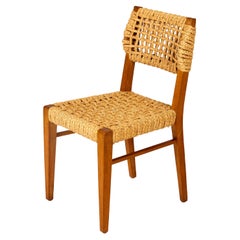 Wood and Rope Chair from Audoux & Minet, 1960s
