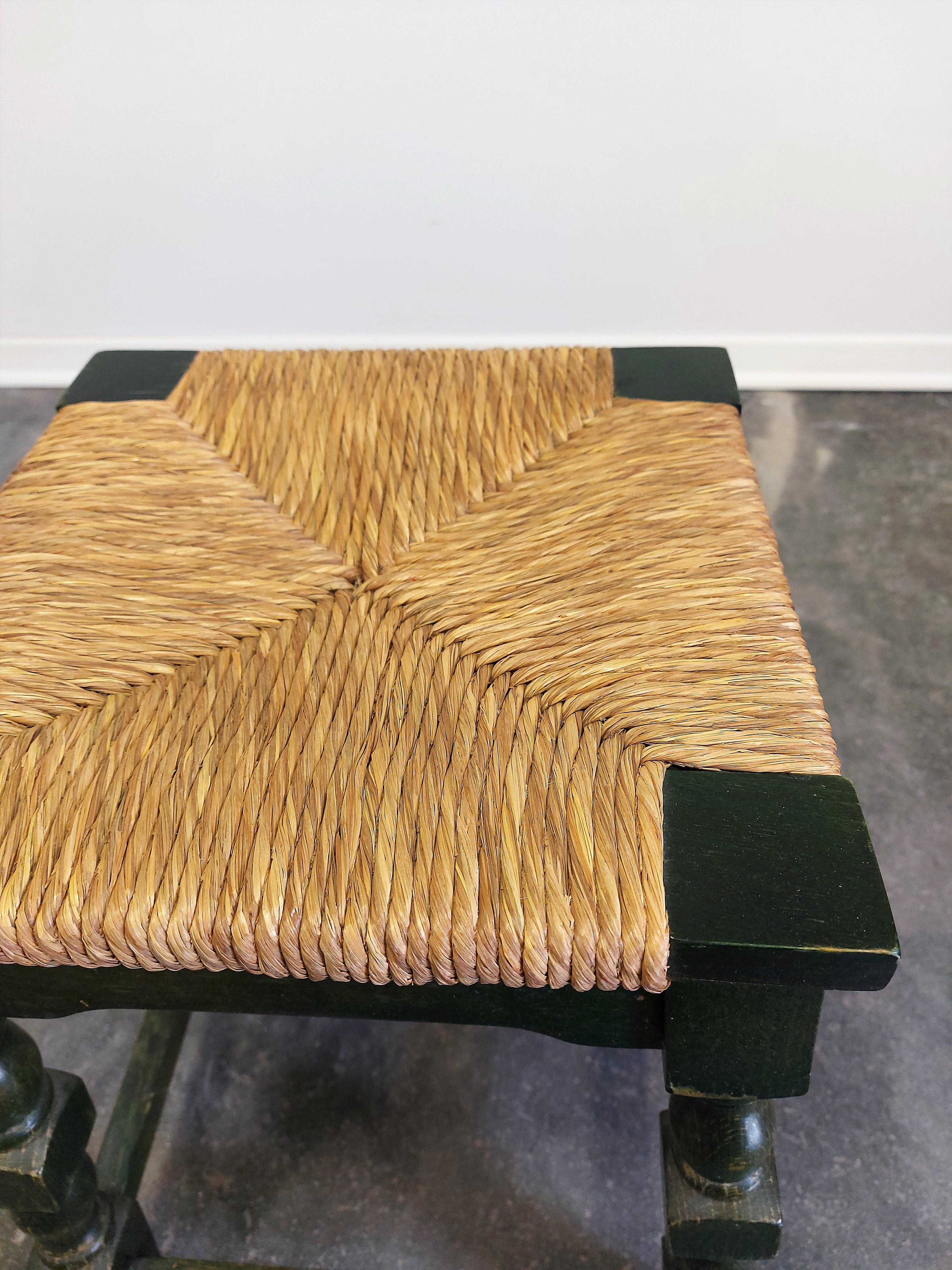 Wood and Rope Stool, 1980s For Sale 12