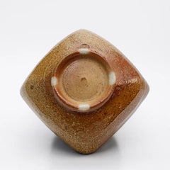 Wood and Salt Fired Fish Bowl by American Potter Michael Simon