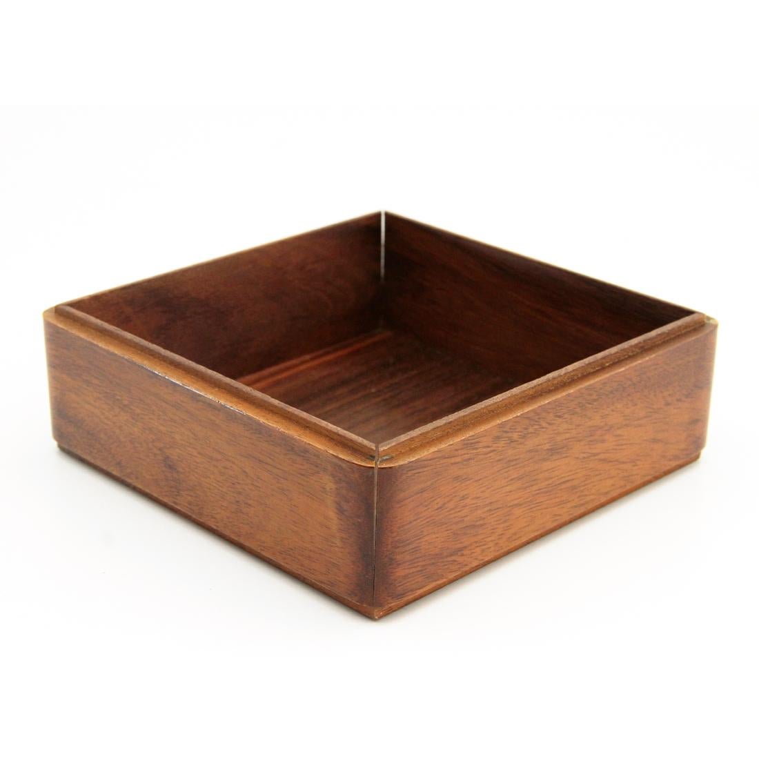 Wood and Silver Box from Ottaviani, 1970s 5