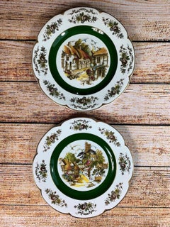 Wood and Sons Ironstone Ascot Service Plates - A Pair