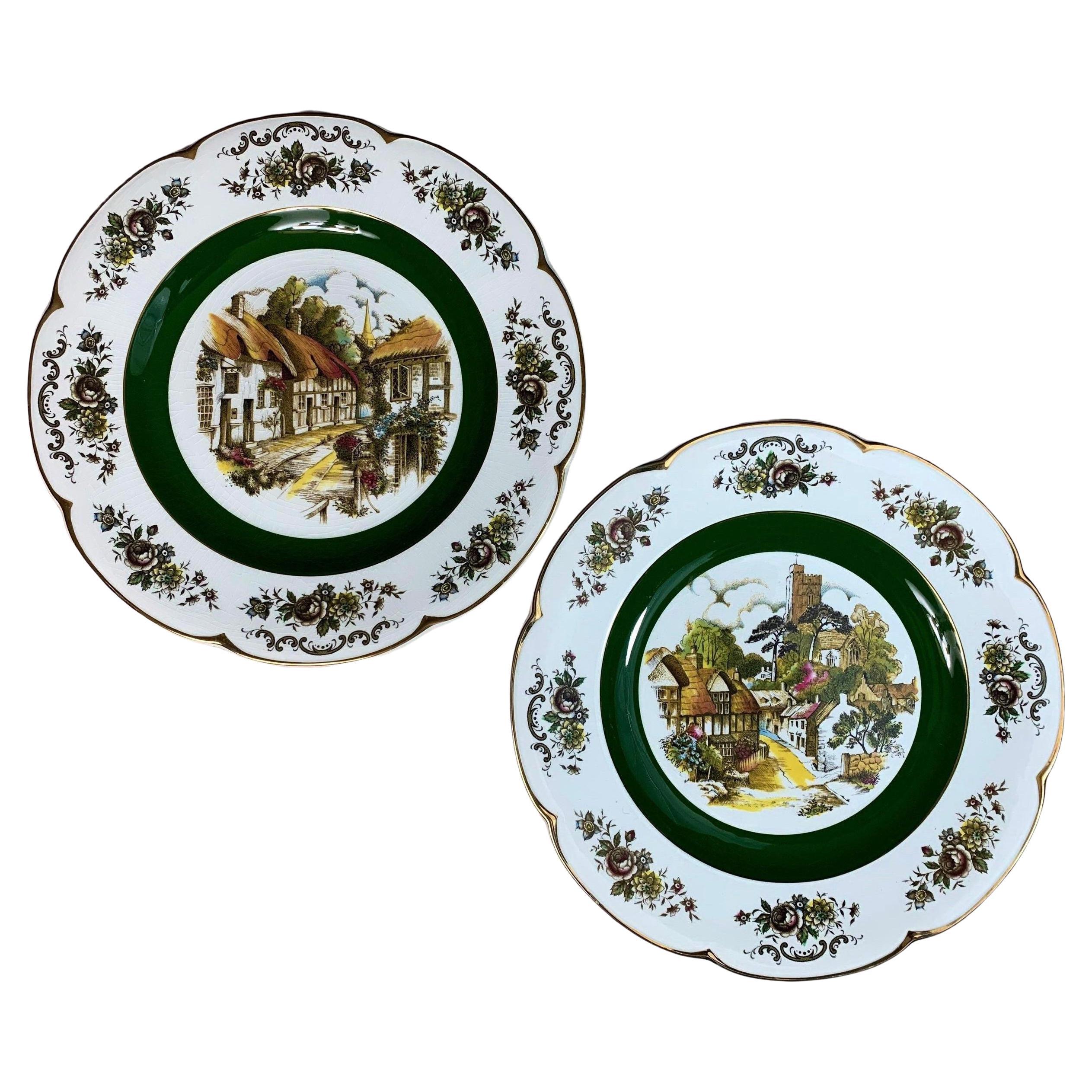Wood and Sons Ironstone Ascot Service Plates - A Pair