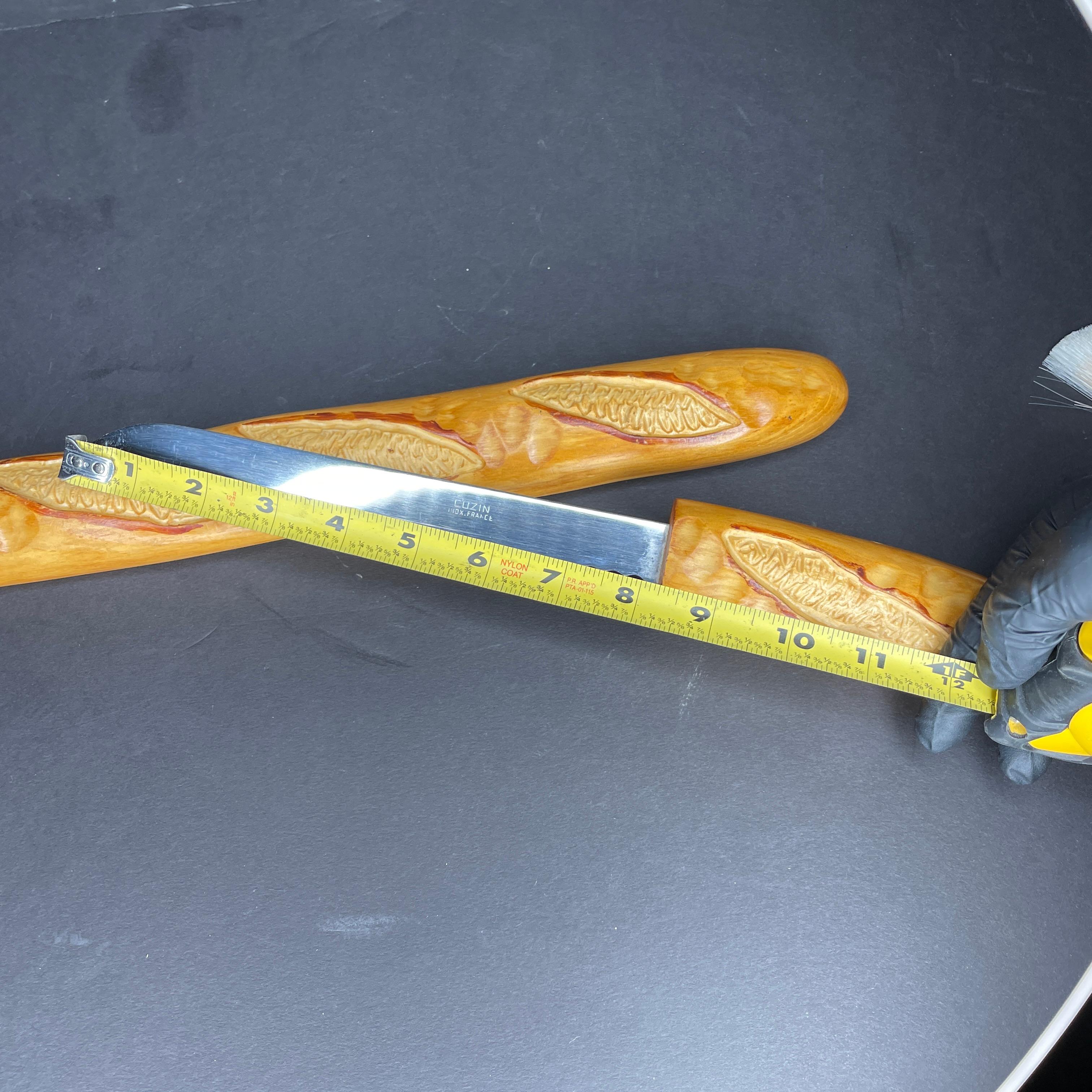 Wood and Stainless Steel French Bread Knife 2