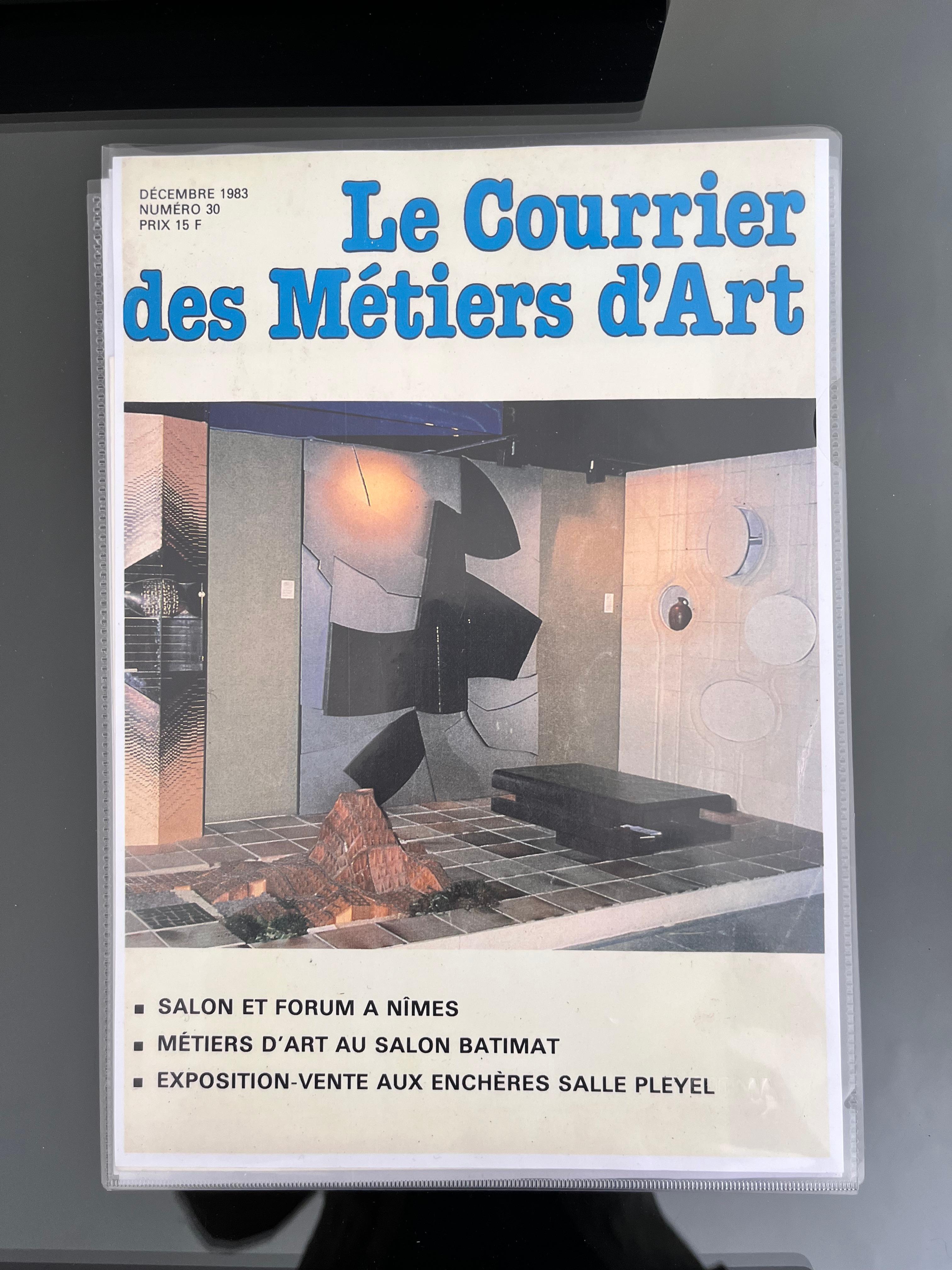 Boîte à rhinocéros en bois et acier inoxydable de Jean-Pierre Chevalier, vers 1970 6
