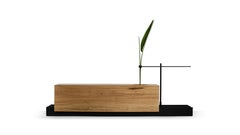 Wood and Steel Banco Alma by Atelier Andre Ferri