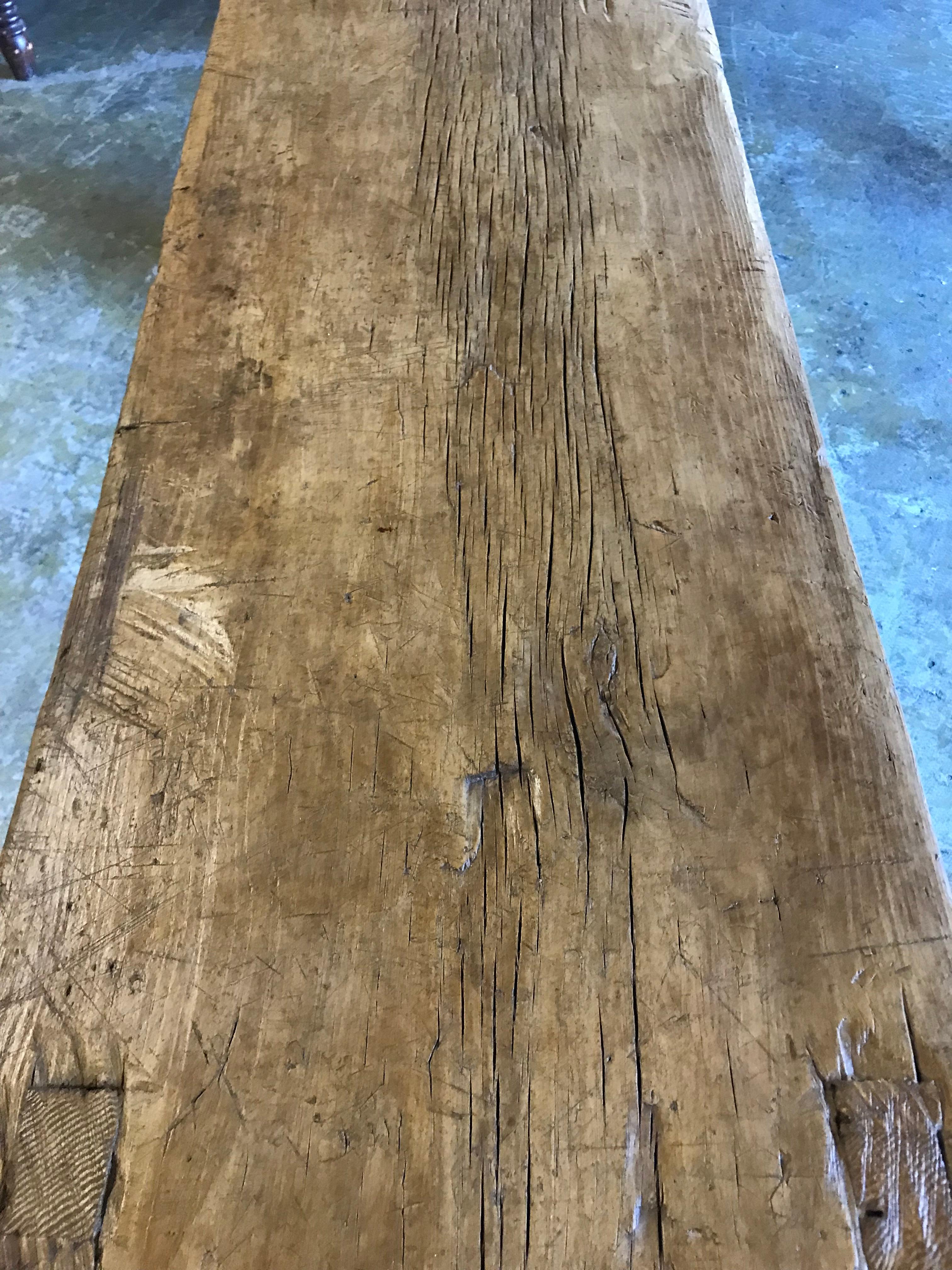 Wood and Stone Console 3