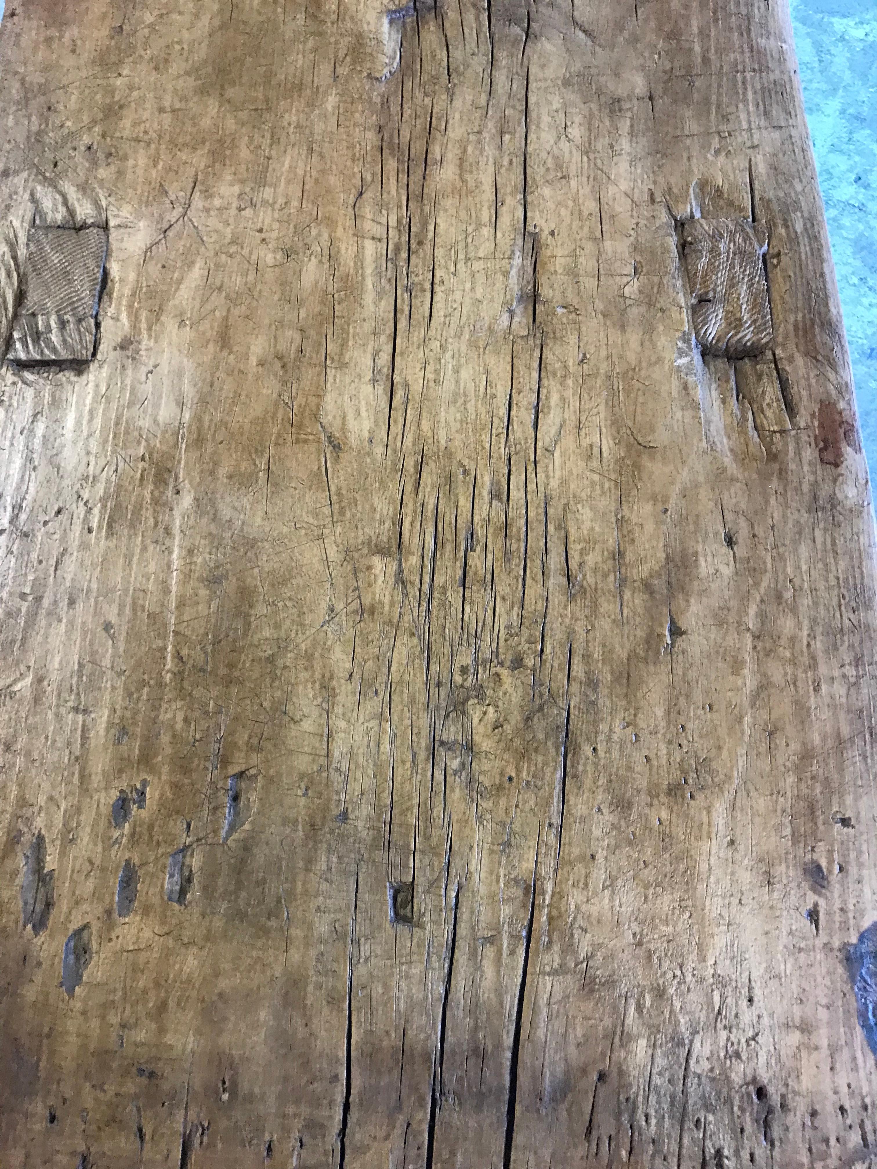 Wood and Stone Console 4