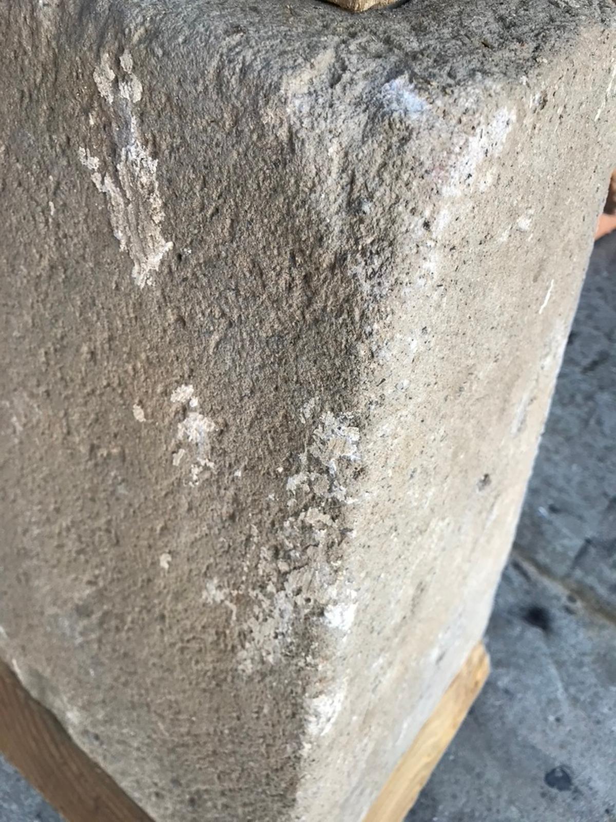 Wood and Stone Console 11