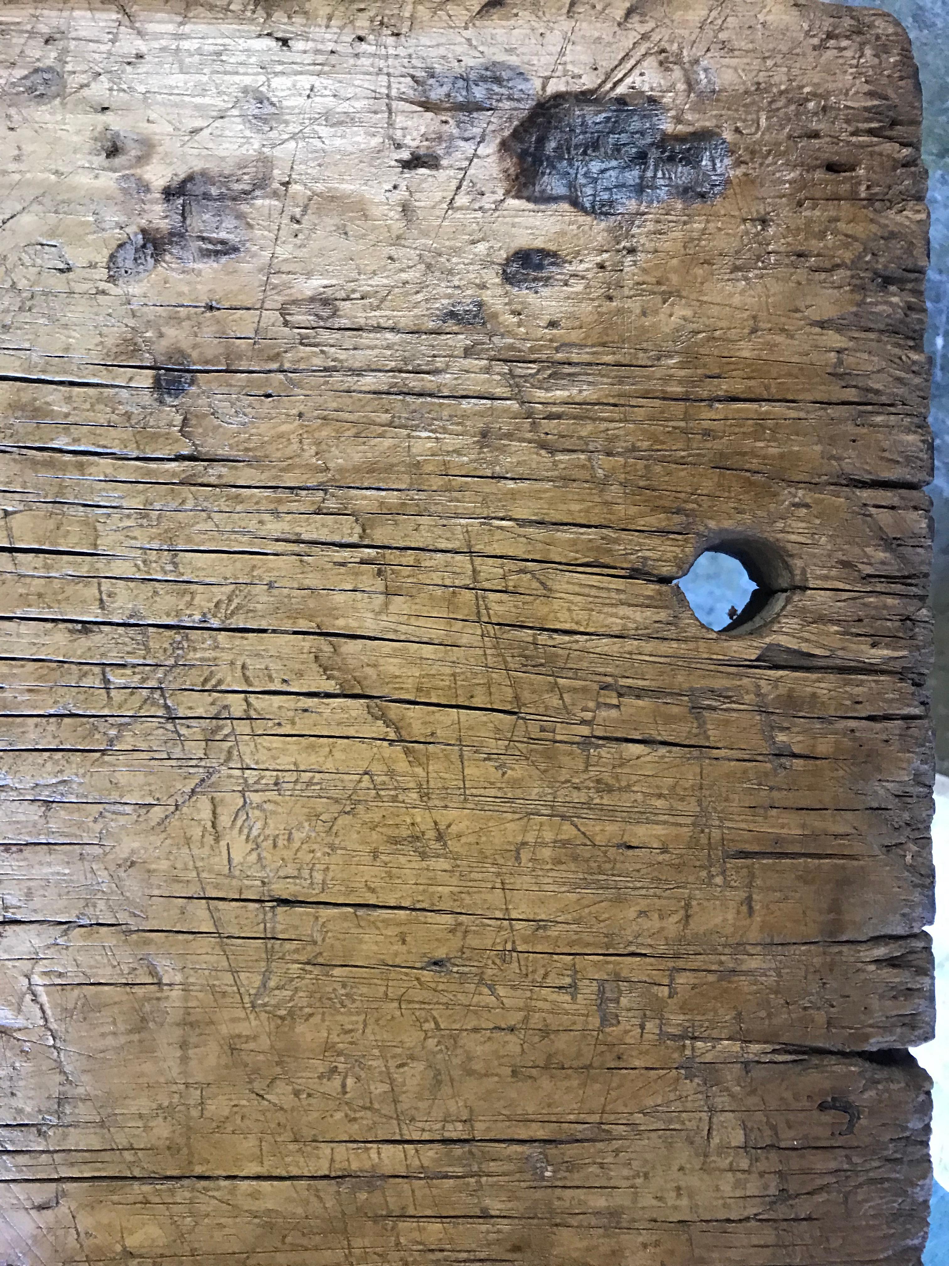 Wood and Stone Console 1