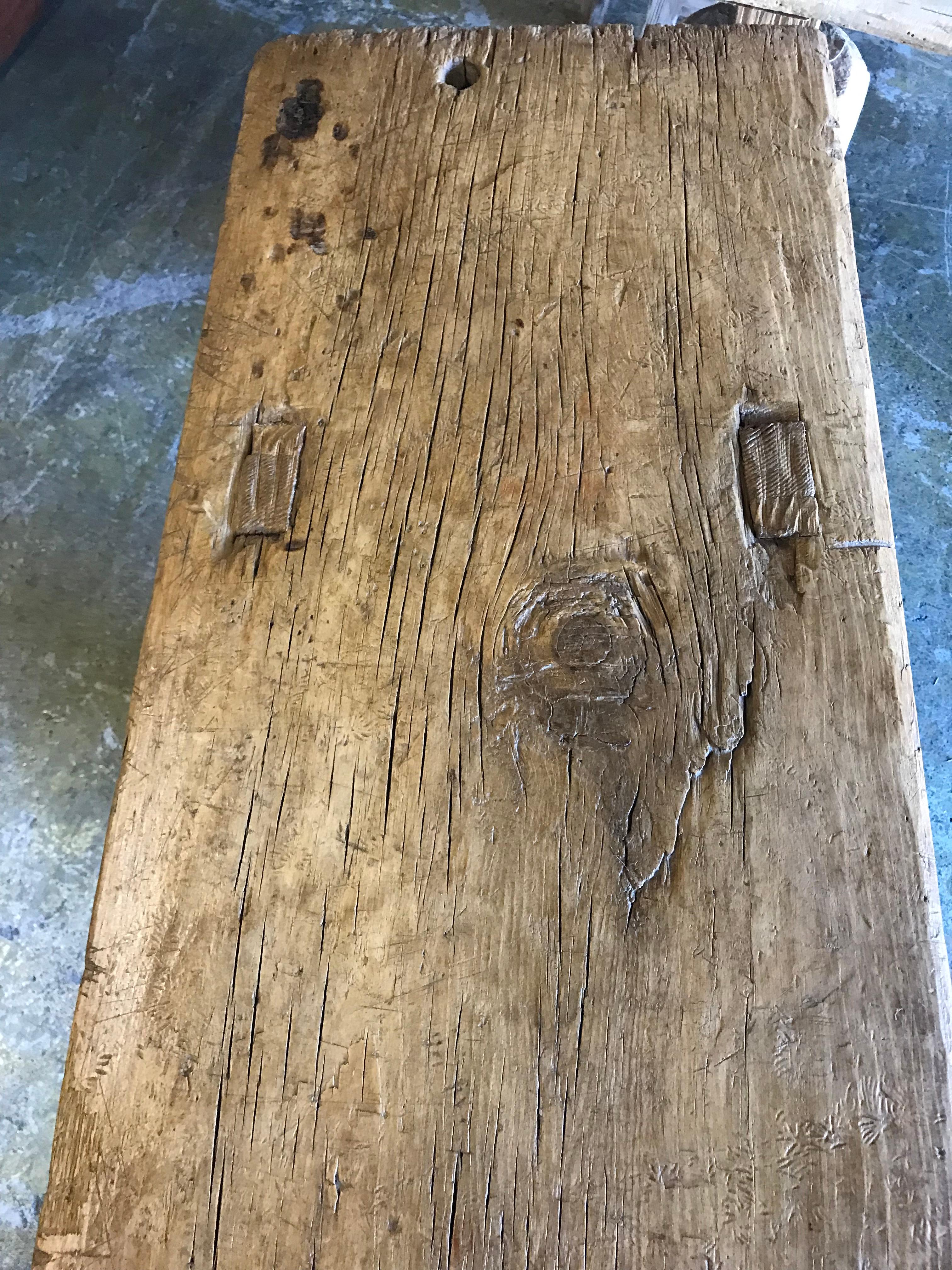 Wood and Stone Console 2