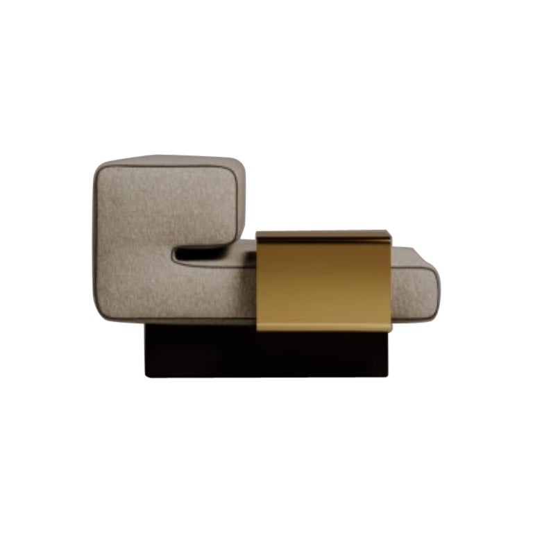 Proper Sessel aus Holz und Polsterung von Dainelli Studio Atelier A