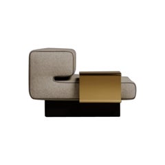 Proper Sessel aus Holz und Polsterung von Dainelli Studio Atelier A