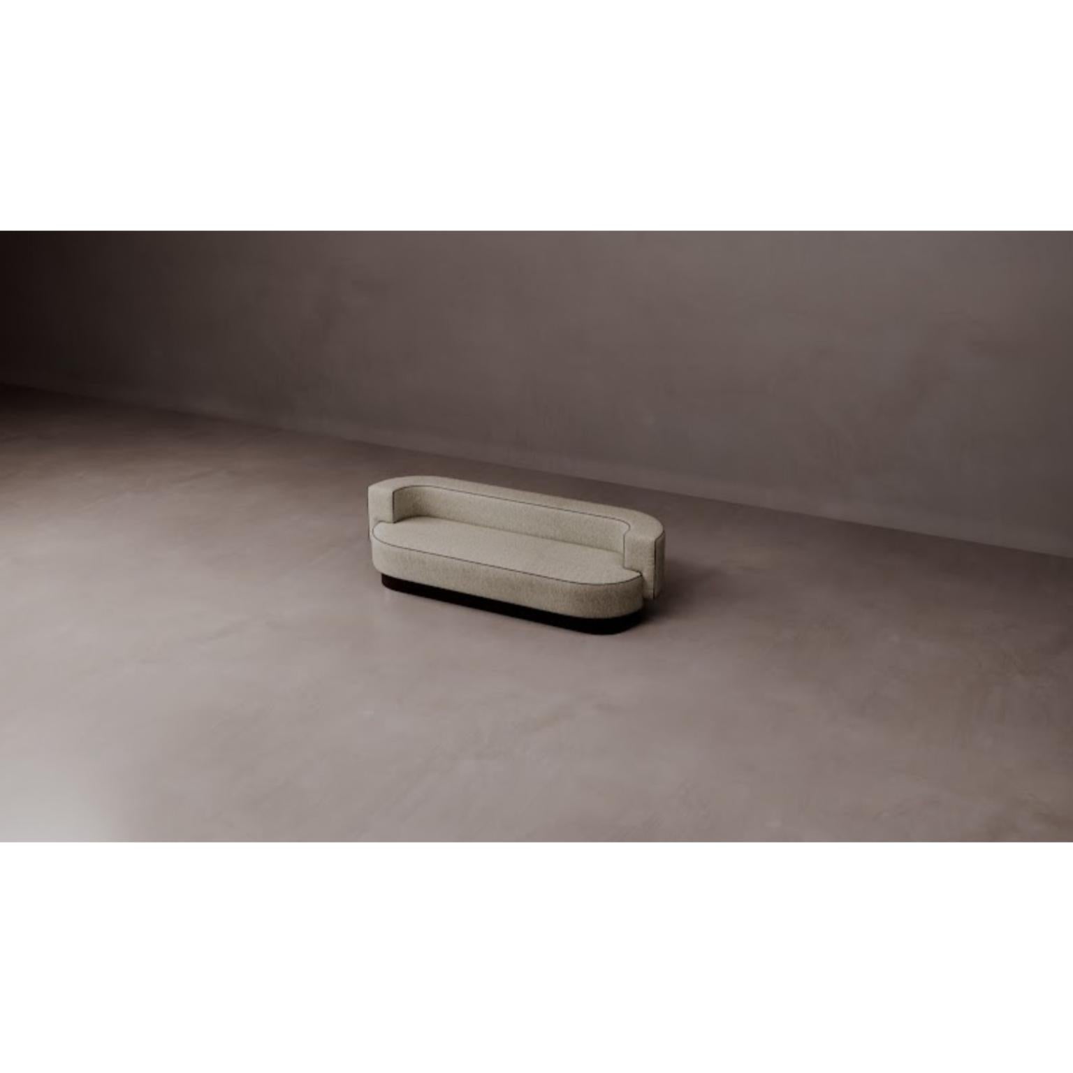 Italiano Divano Romeo in legno e imbottito di Dainelli Studio Atelier A in vendita