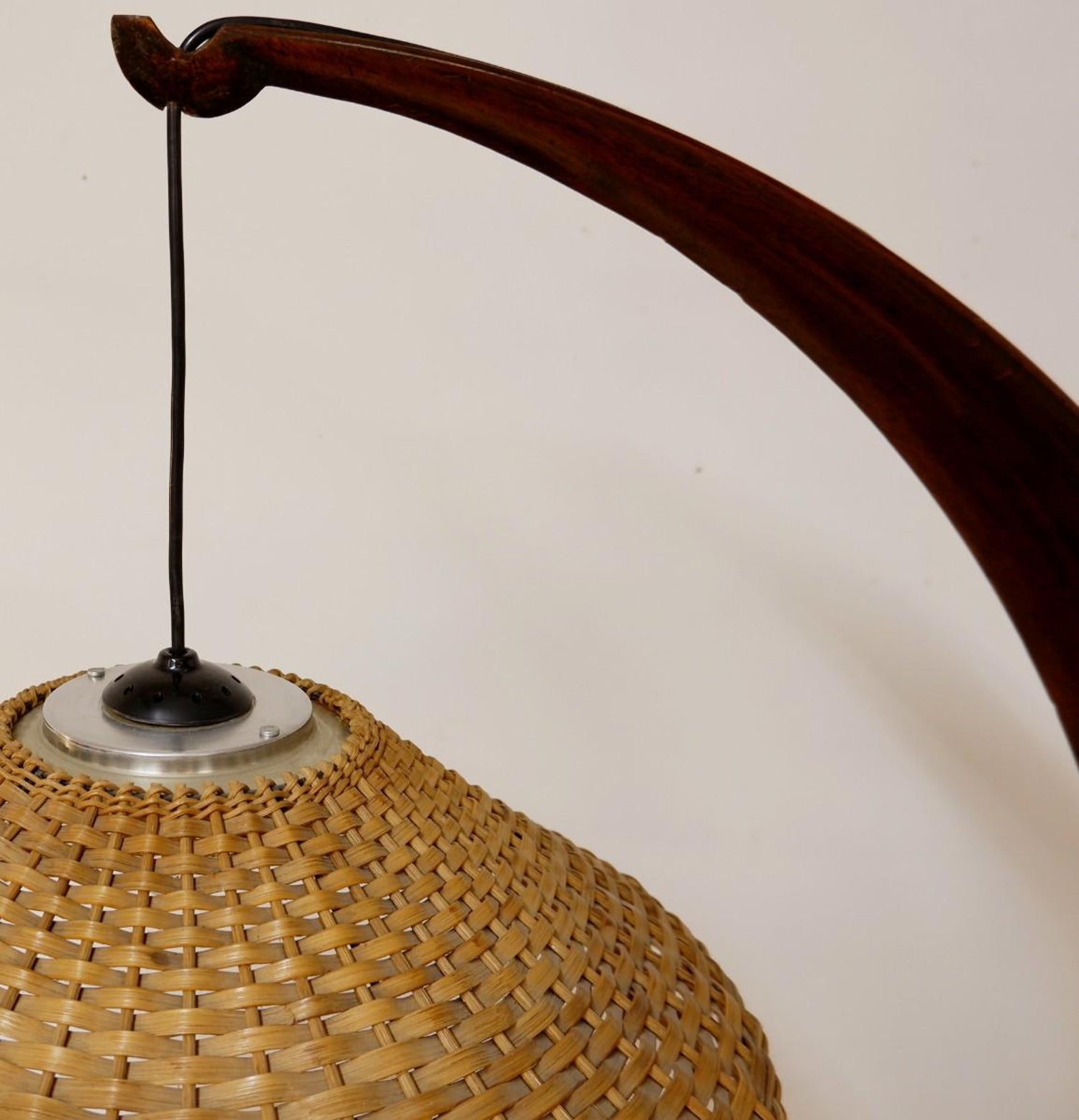 Wood Arc Floor Lamp For Sale At 1stdibs