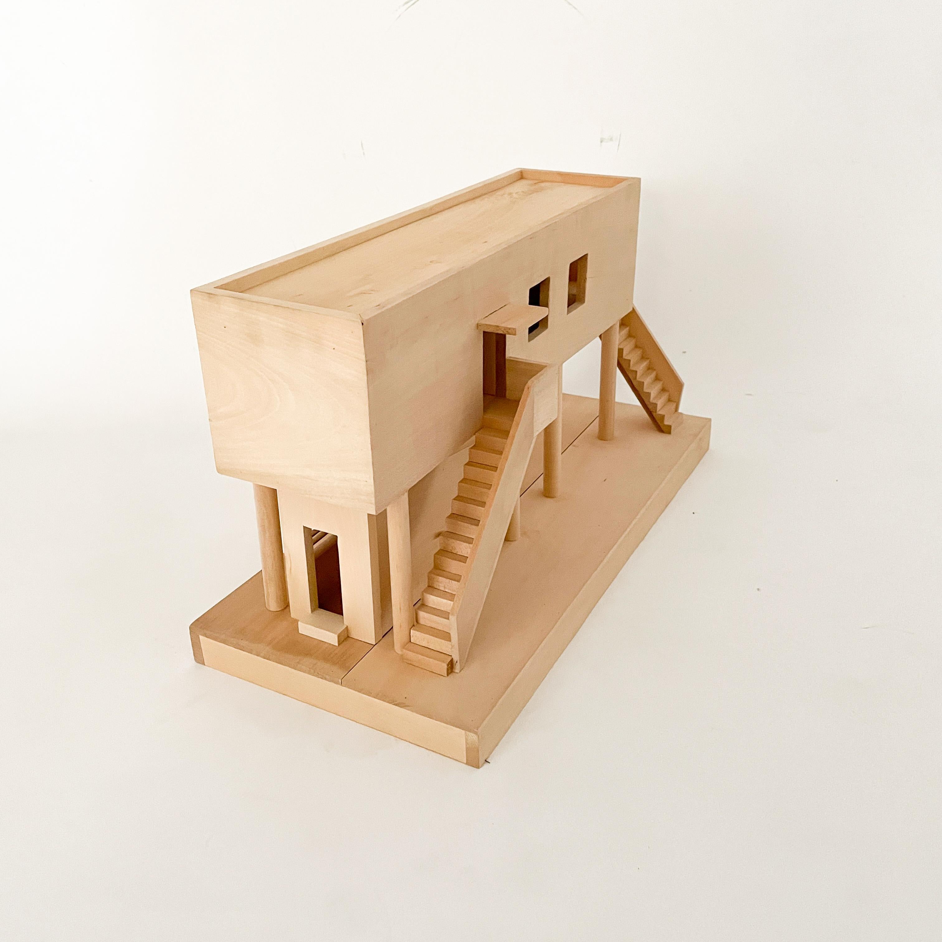 Modern Wood Architectural Model, C. 2000's For Sale