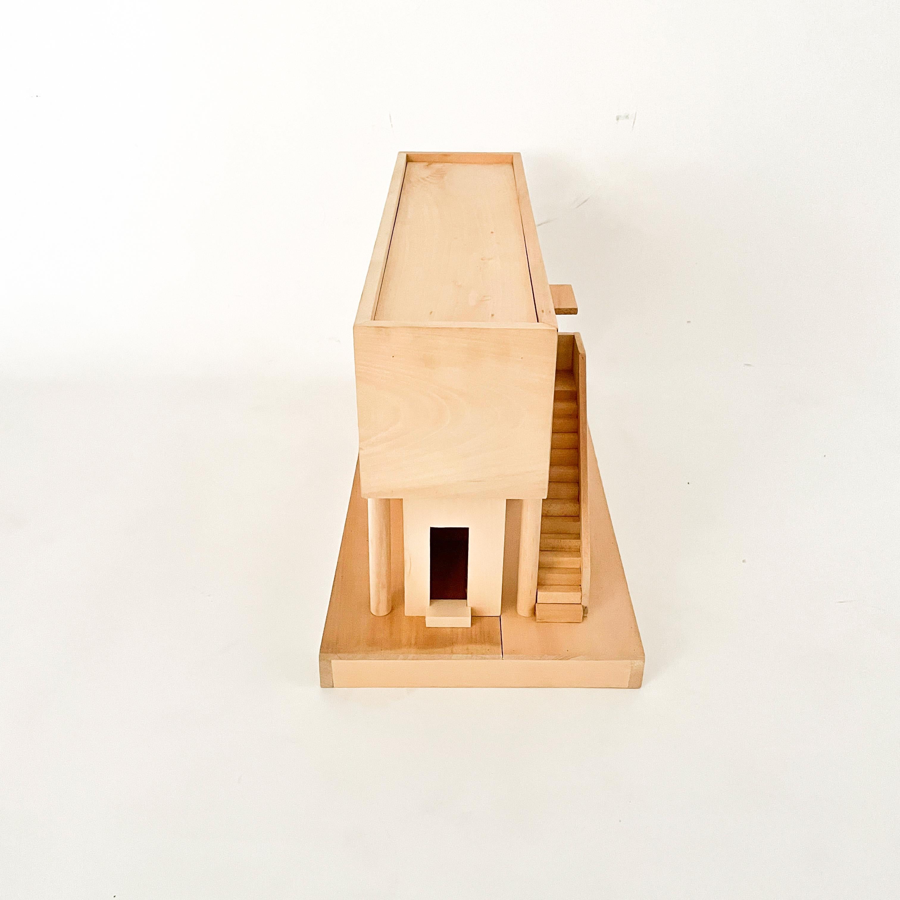 Contemporary Wood Architectural Model, C. 2000's For Sale