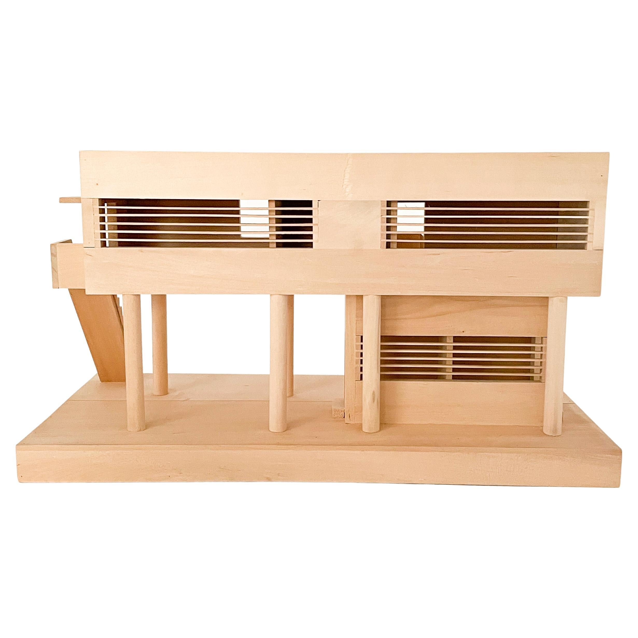 Wood Architectural Model, C. 2000's