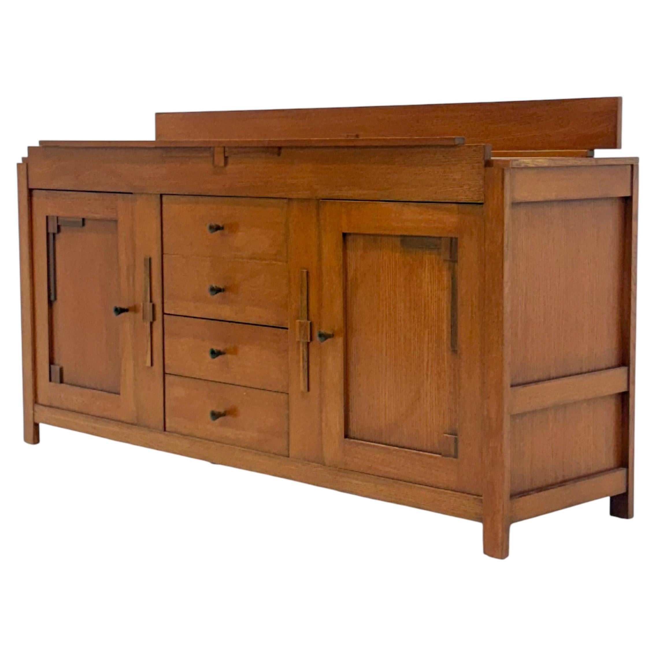 Wood Art Deco sideboard For Sale