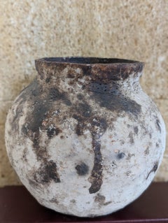 Wood- Ash Fired Clay Vase