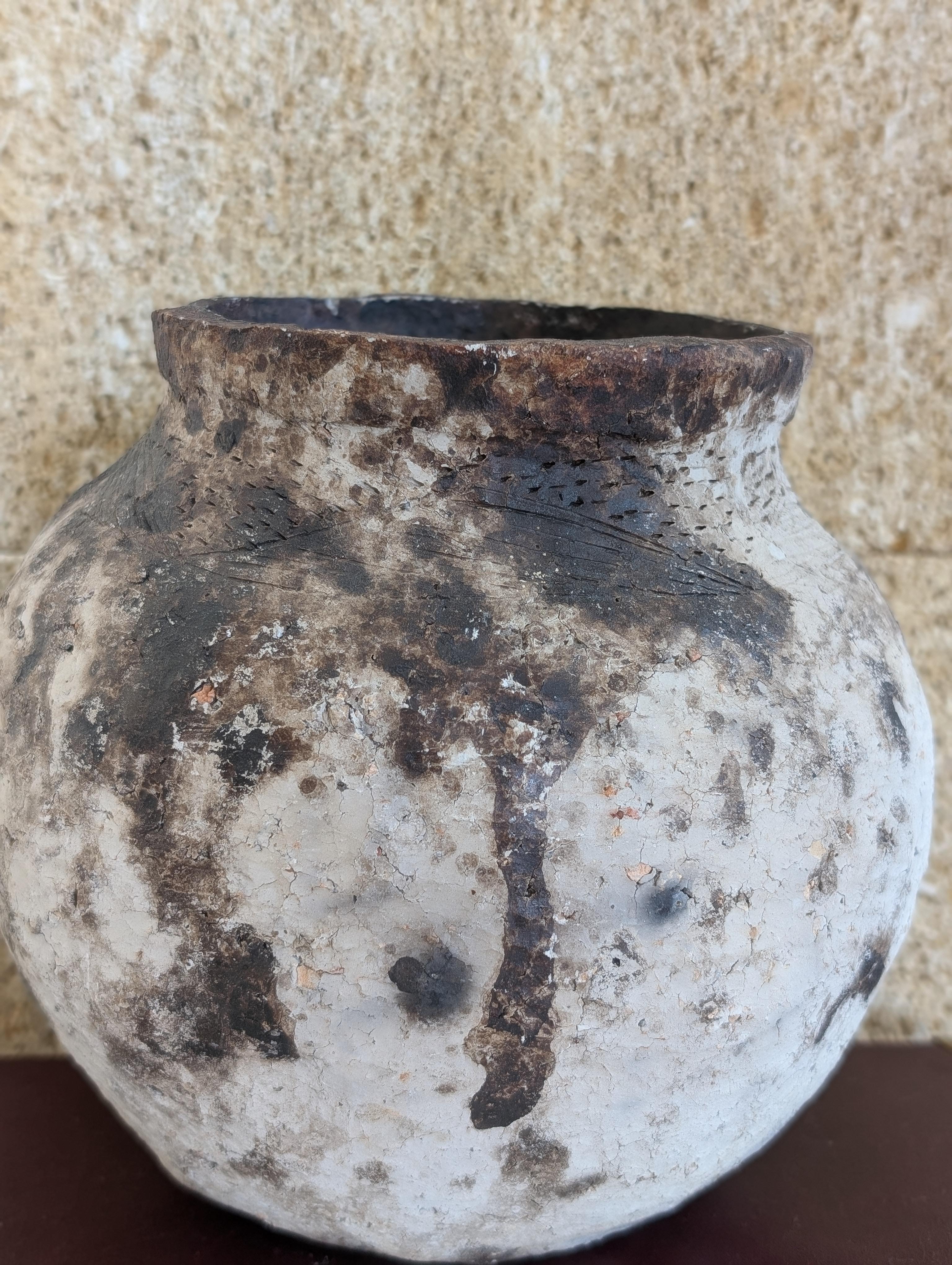 XXI secolo e contemporaneo Vaso in Wood and Ash, cotto in argilla in vendita