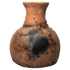 Wood-Ash Fired Clay Vase - Made from Local Clay