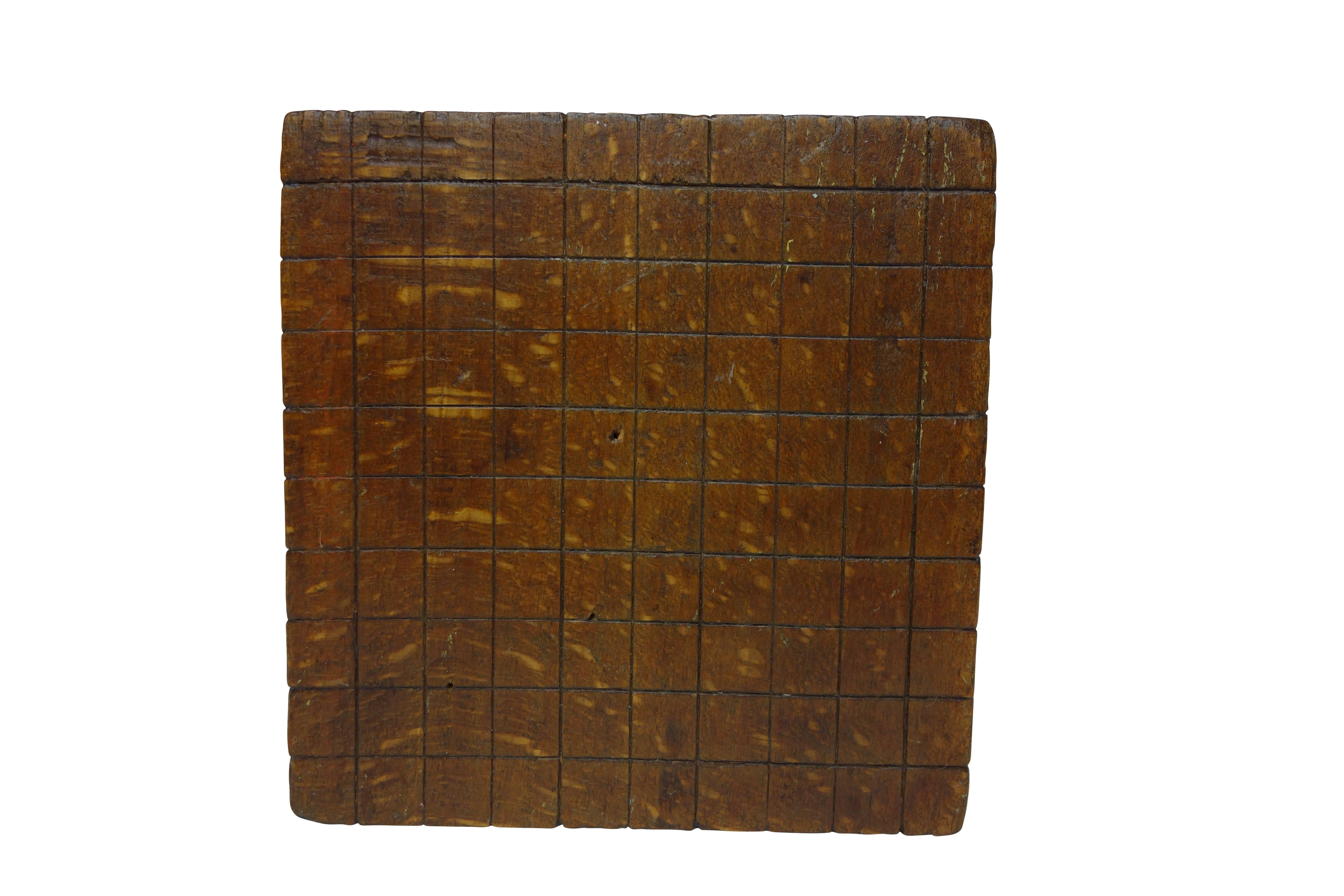 20th Century Wood “Base Ten” Cube Educational Model