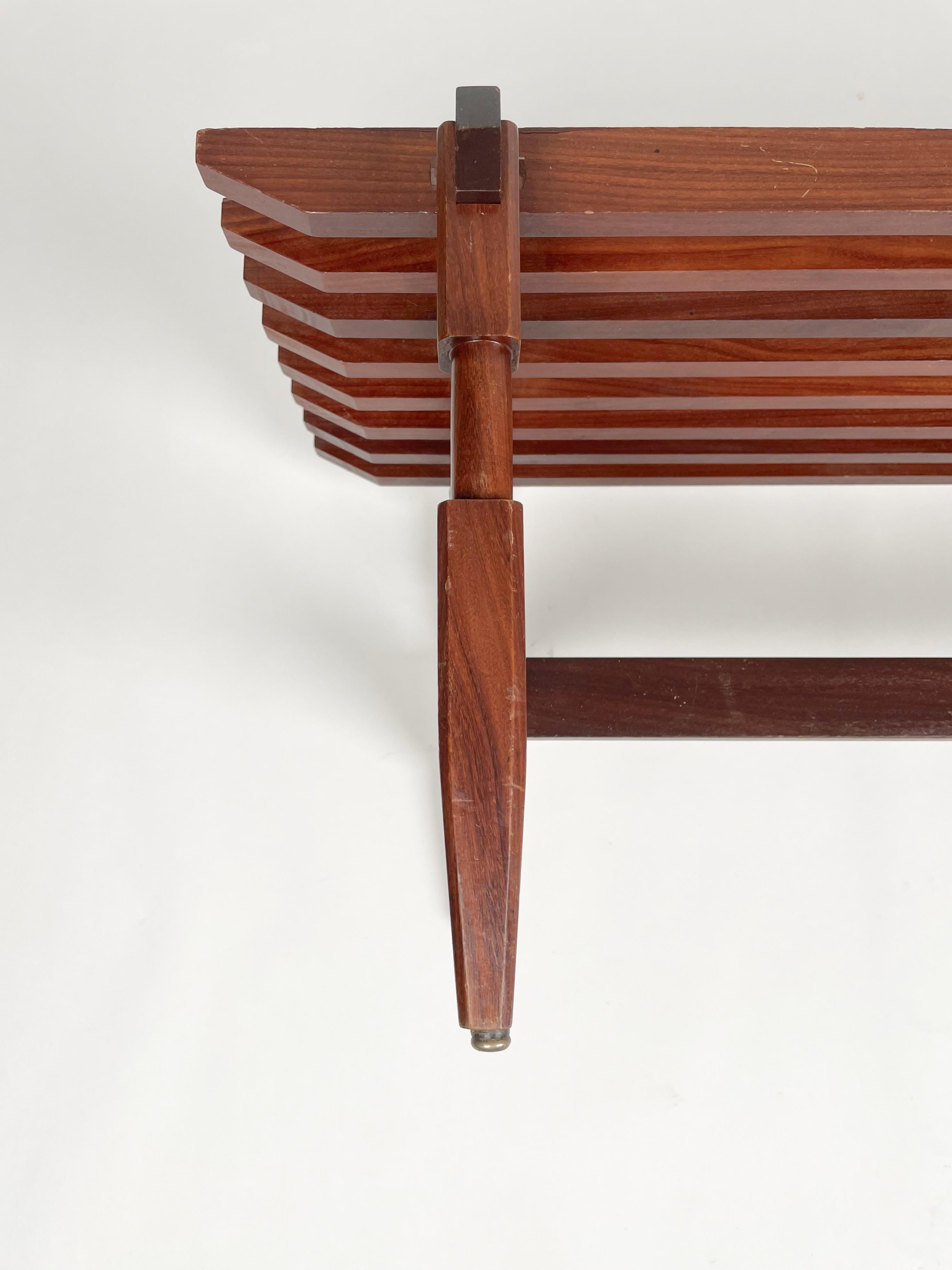 Banc en bois attribué à Ico Parisi, Italie, années 1950 en vente 10
