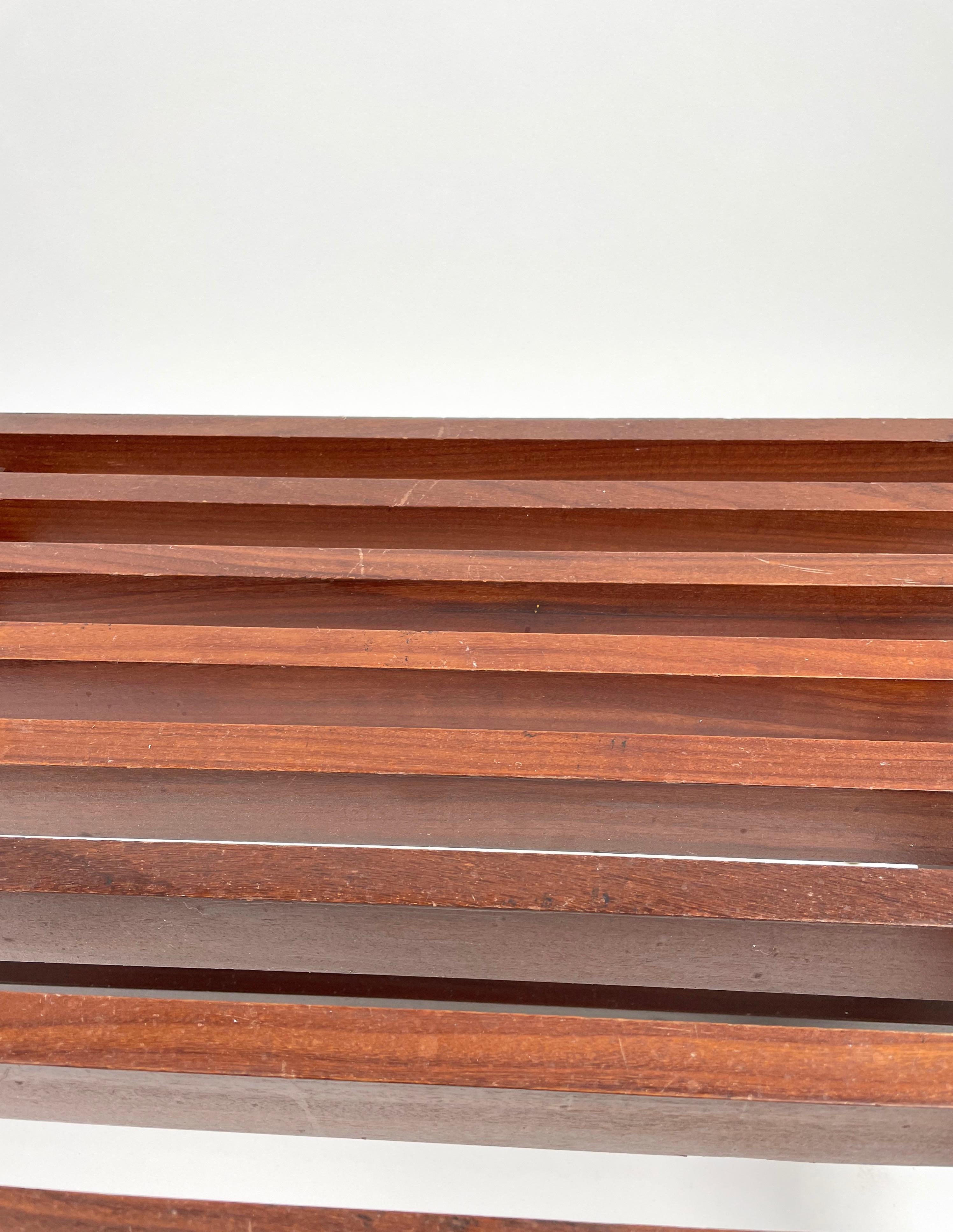 Wood Bench Attributed to Ico Parisi Italy 1950s For Sale 12