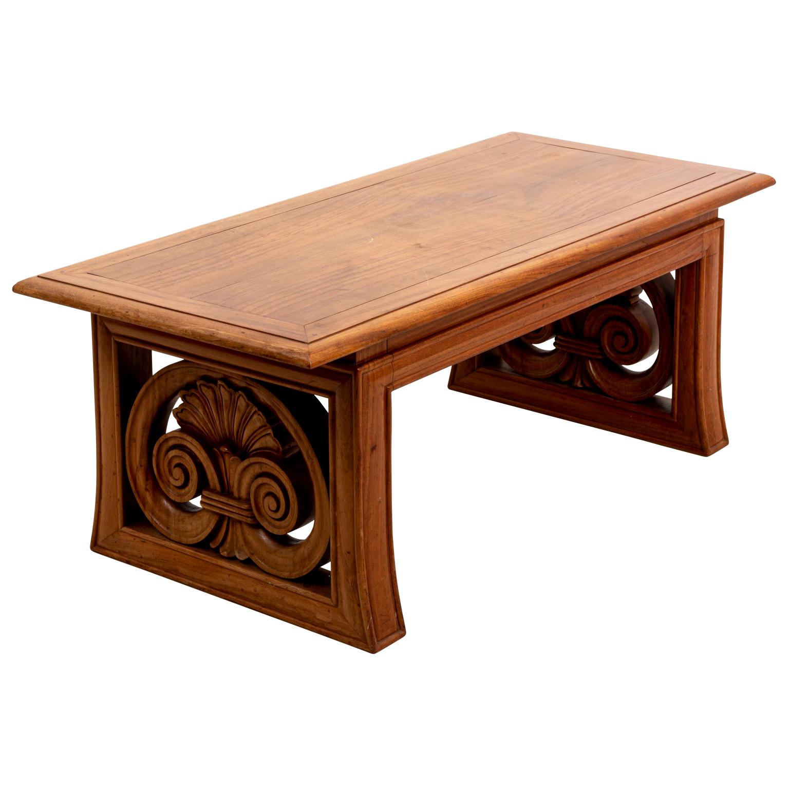 Irregular Maka Wood Coffee Table at 1stDibs