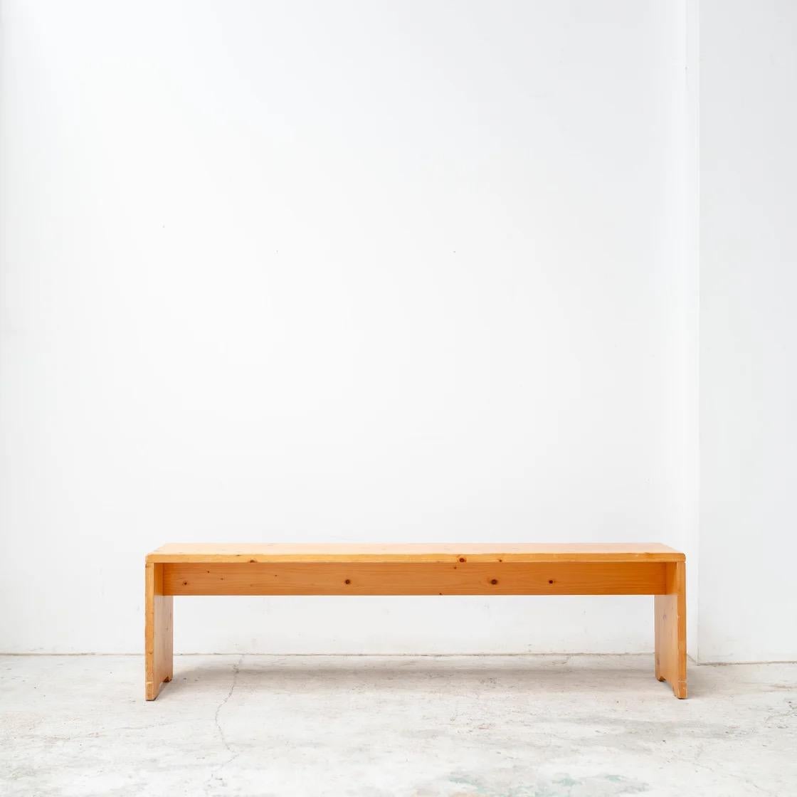 French Wood Bench from Savoie For Sale