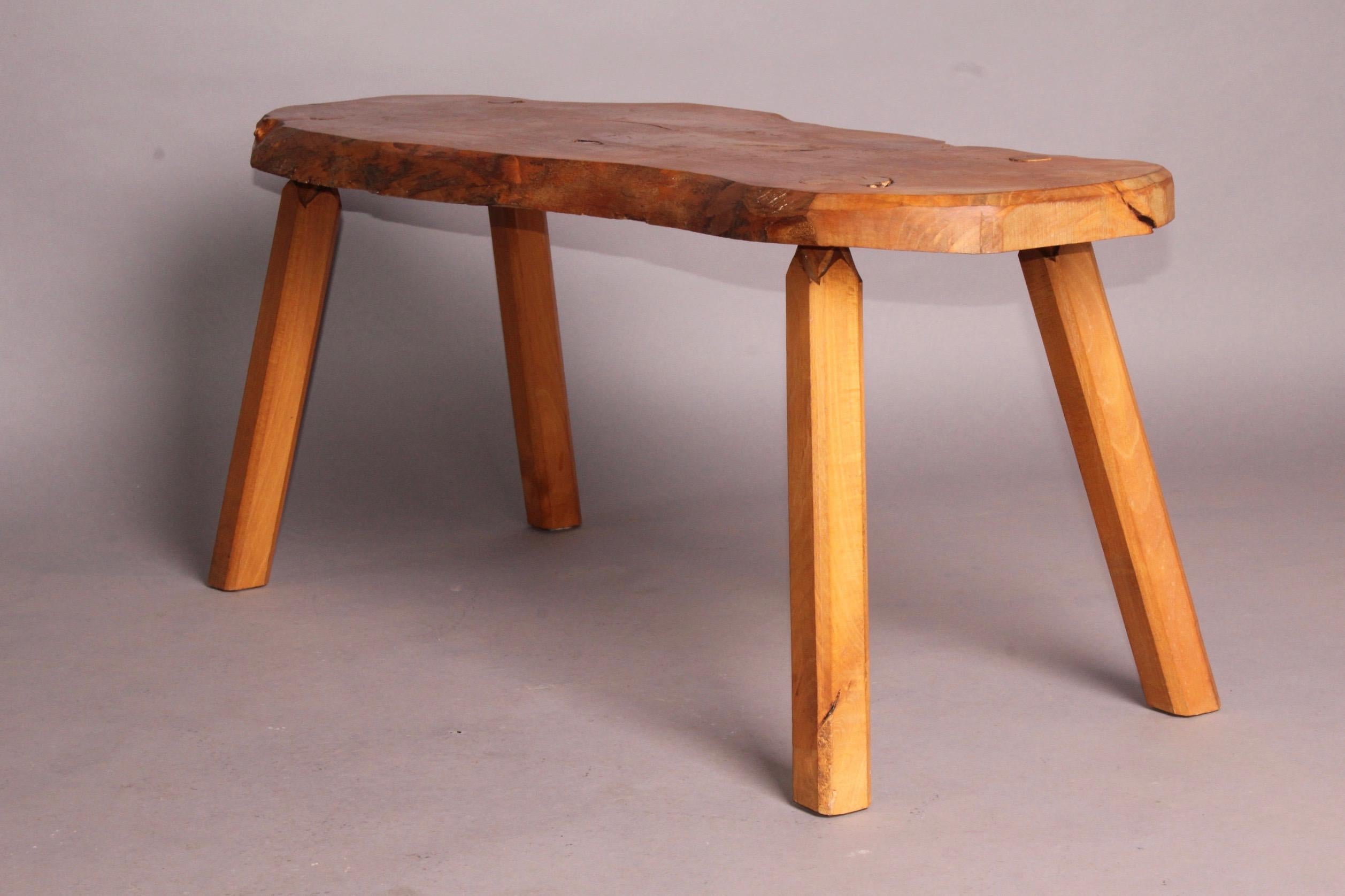 Mid-20th Century Wood Bench or Low Table