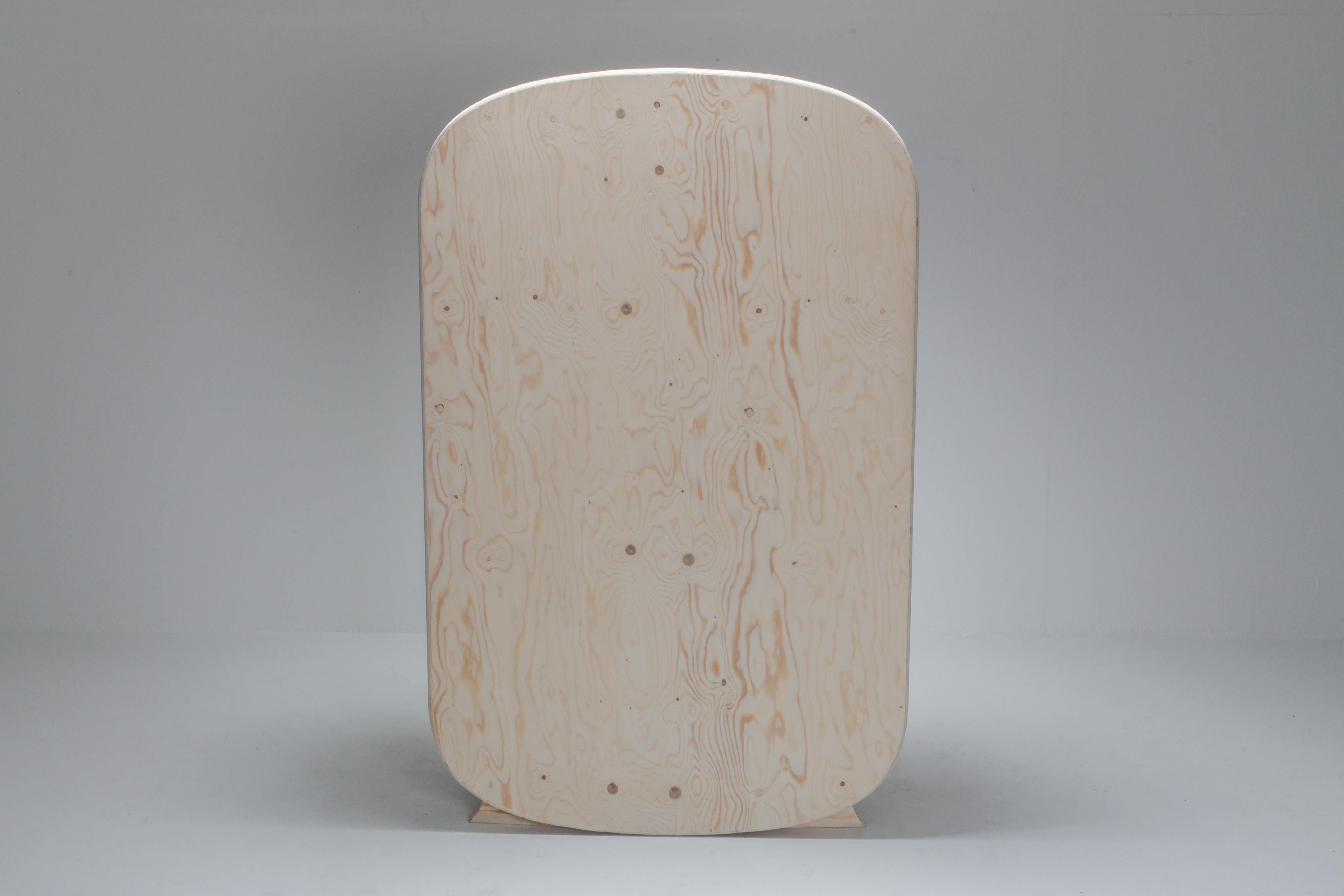 'Wood-Blend Cabinet' Ornamental Round Edge Plywood Cabinet, Schimmel & Schweikle In New Condition For Sale In Antwerp, BE